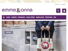 Tablet Screenshot of emma-anna.com